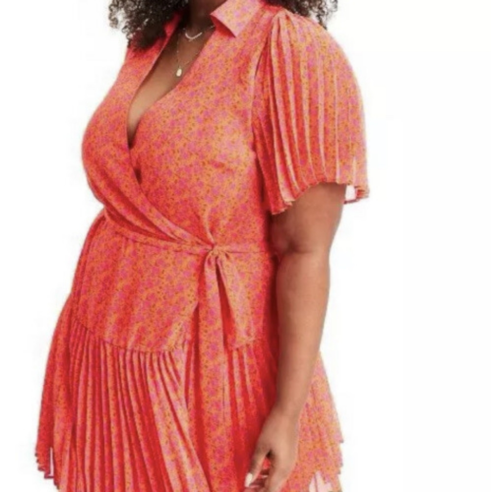 Alexis Vibrant Floral Wrap Dress